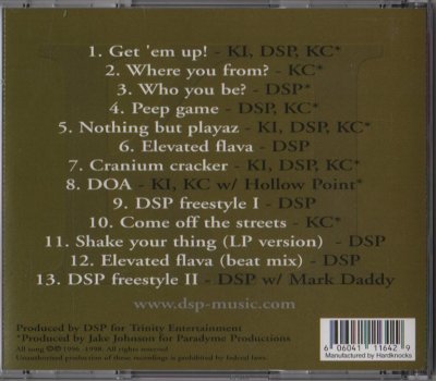 Kaotic Intentionz - DSP, KC - Best Of 96-98 (CD) - www.jiggyjamz.com