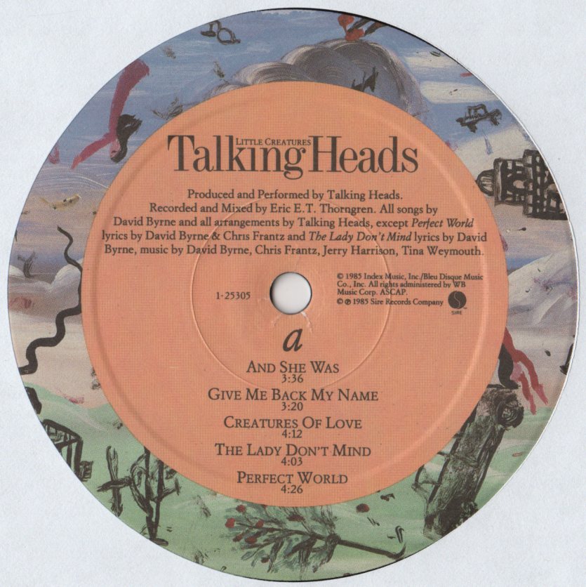 Talking Heads – Little Creatures (LP) | JiggyJamz Vinyl Records and CDs