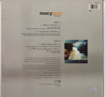 Macy Gray - Still - X-ecutioners, Attica Blues - vinyl - www.jiggyjamz.com