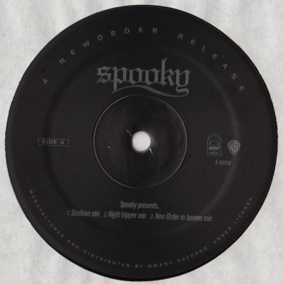 New Order Spooky - 12 inch vinyl - www.jiggyjamz.com