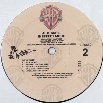 Al B Sure - In Effect Mode - LP - www.jiggyjamz.com