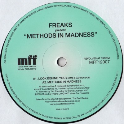 Freaks Methods In Madness - vinyl - www.jiggyjamz.com