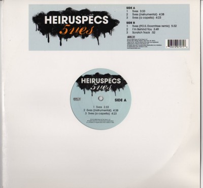 Heiruspecs - 5ves - vinyl - www.jiggyjamz.com