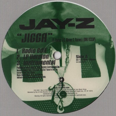 Jay-Z - Jigga - Renegade - vinyl - www.jiggyjamz.com