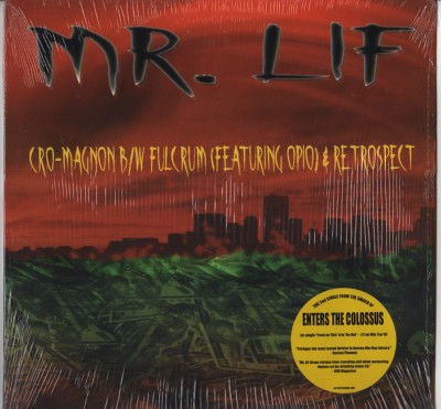 Mr Lif - Cro-Magnon - vinyl - www.jiggyjamz.com