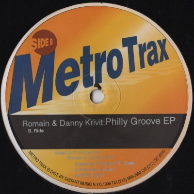 Romain and Danny Krivit - Philly Groove EP - Disco House Vinyl - www.jiggyjamz.com