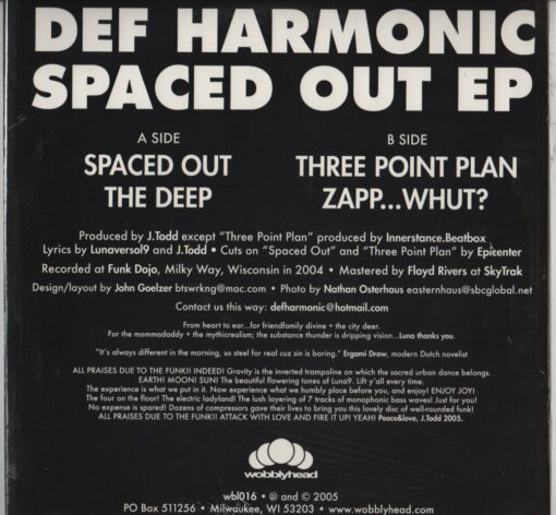 Def Harmonic - Spaced Out EP (12) - Image 2
