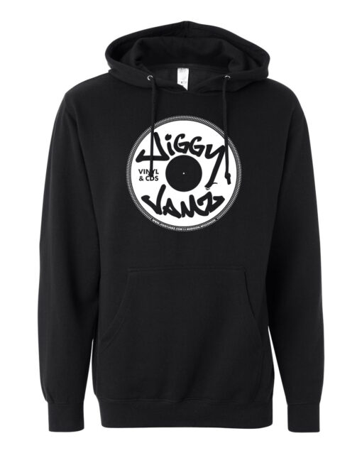 JiggyJamz Pullover Hoodie - Small-XL - WHITE LOGO