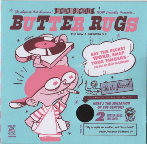 Butter Rugs - 7 Inch Slipmat Pair (Black or White) - Image 2
