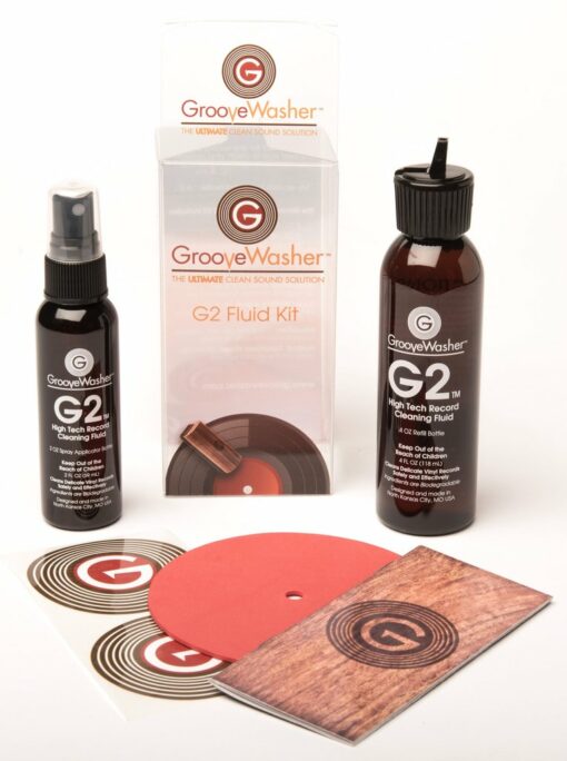 G2 Record Cleaning Fluid Kit - 2 oz Mist Spray and 4 oz Refill