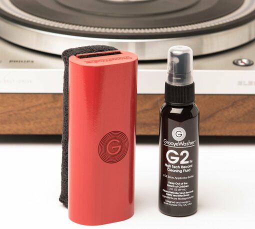 GrooveWasher Record Cleaning Starter Kit (Red) - Image 2