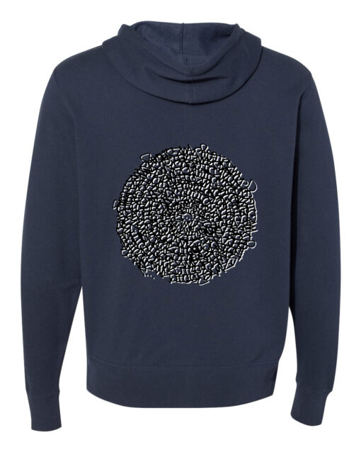 JiggyJamz Spaziral ZipHoodie-Light-Weight - Image 2