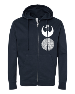 JiggyJamz Zipper Hoodie White Logo 2025-Midweight Sweatshirt