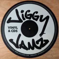 JiggyJamz Logo - Slipmat (White/Black)